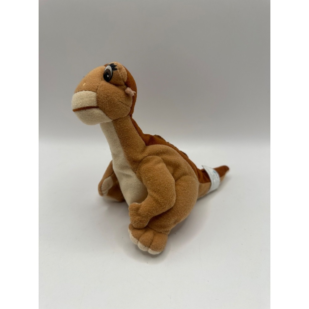 Vintage Equity Toys 6" Little Foot Land Before Time Dinosaur Beanbag Plush